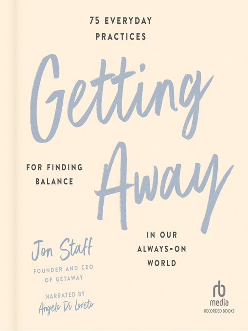 Title details for Getting Away by Jon Staff - Wait list